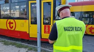 Tramwaj potrącił pieszą 