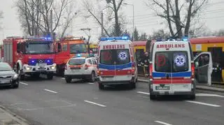 Zderzenie tramwajów na Odrowąża