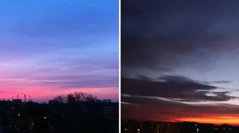 Bajkowy świt nad miastem