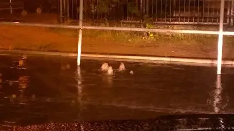 "Woda po kostki". Ulice zalane po deszczu