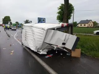 Zderzenie na krajowej "siódemce"