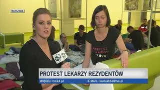 Głodówka lekarzy rezydentów 1/3