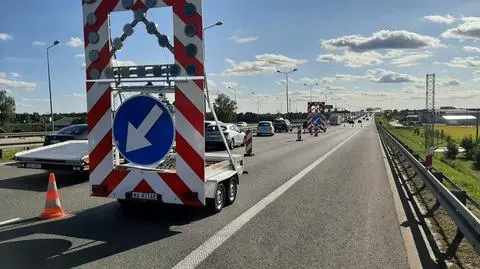 Drogowcy naprawiali dylatacje na S8