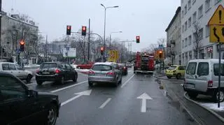 Pożar kamienicy na Pradze Południe