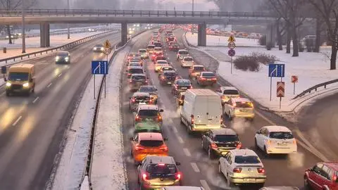 Utrudnienia na Wisłostradzie