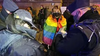 Protest przed siedzibą MEN