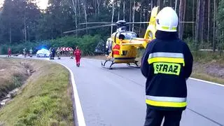 Śmiertelny wypadek z udziałem motocyklisty w miejscowości Ostrów-Kania