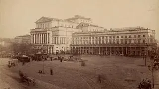 Plac Teatralny  w roku 1870