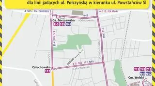 Objazdy dla autobusów