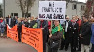 Protest mieszkańców Radiowa