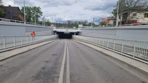 Uszkodzony tunel w Sulejówku