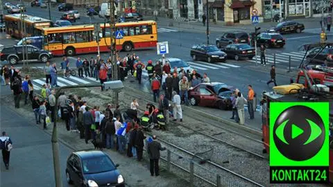 Groźny wypadek na Grochowie