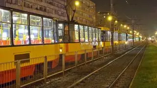 Wypadek z tramwajem na Grójeckiej