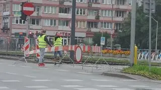 Służby otwierają Puławską 
