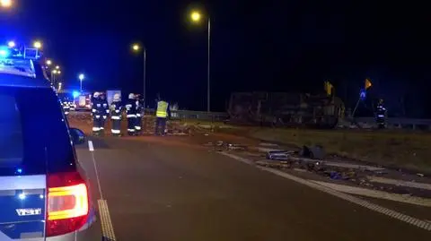 Wypadek na autostradzie pod Łodzią. Nie było przejazdu w stronę Warszawy