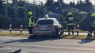 Zderzenie w miejscowości Marysin