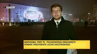 Na plac przyszło wielu warszawiaków