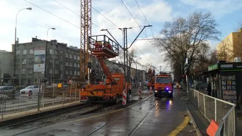 Utrudnienia po burzy. Tramwaje nie kursowały Marymoncką