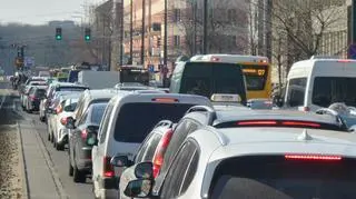 Protest rolników na placu Zawiszy