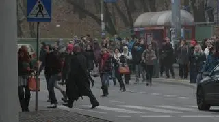 Awaria tramwajowa na rondzie Starzyńskiego