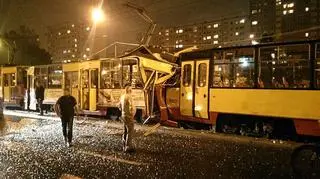 Zderzenie tramwajów na Bemowie