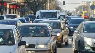 Protest rolników na placu Zawiszy