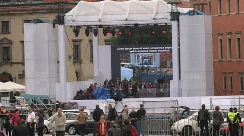 Prezydent zaprasza na plac Zamkowy. W środę głos zabierze Obama