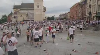 Kibice na Starym Mieście