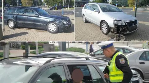 Zderzenie na Powązkowskiej. "Kierowca miał 2 promile"