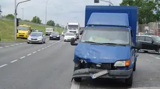 Wypadek na Wale Miedzeszyńskim