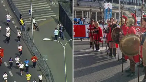 Spartanie też pobiegli w maratonie 