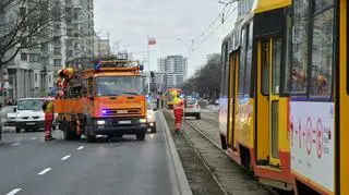 Uszkodzony tramwaj