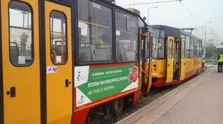 Zderzenie tramwajów na Bemowie