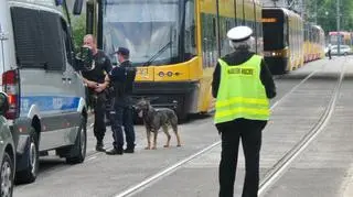 Siatka z jogurtami zatrzymała tramwaje na Targowej