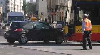 Wypadek spowodował duże utrudnienia