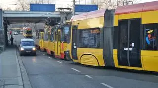 Zerwana sieć trakcyjna zablokowała tramwaje