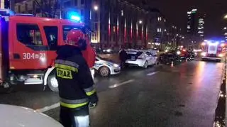 Zderzenie w Alejach Jerozolimskich