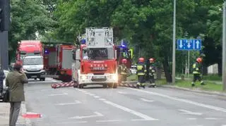 Wycinka drzewa na ulicy Jagiellońskiej