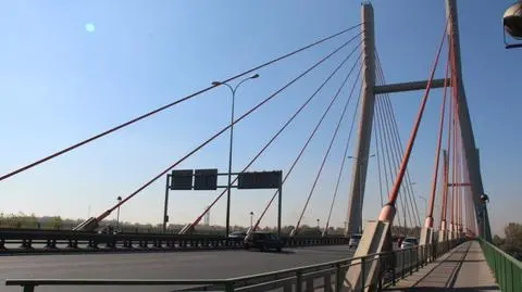 Mniejsze natężenie ruchu na moście Siekierkowskim. Drogowcy podali wyniki pomiarów 