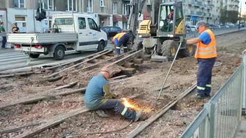 Weekendowy remont torów na Szmulowiźnie. Tramwaje trzech linii nie wyjadą na trasy