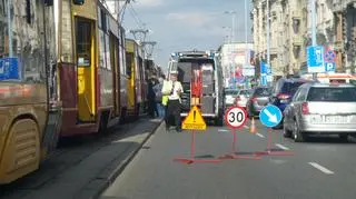 Potrącenie w Al. Jerozolimskich