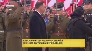 Prezydent na placu Piłsudskiego