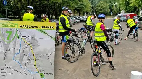 Rowerem nad morze Zieloną Siódemką. "To trasa dla każdego"