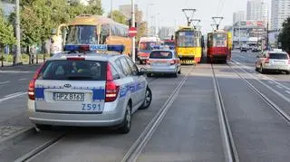 Wypadek na Śródmieściu