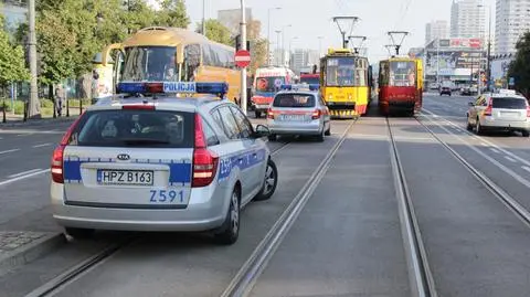 Zderzenie tramwajów w centrum. 6 osób rannych, duże utrudnienia