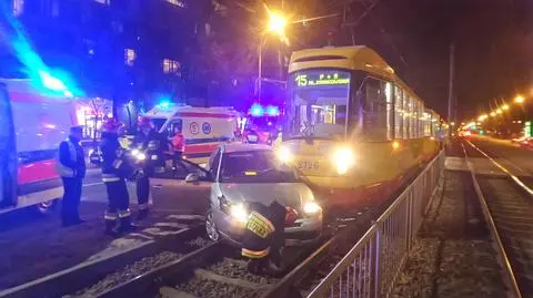 Wjechał wprost pod "piętnastkę". Nie jeździły tramwaje na Okęcie