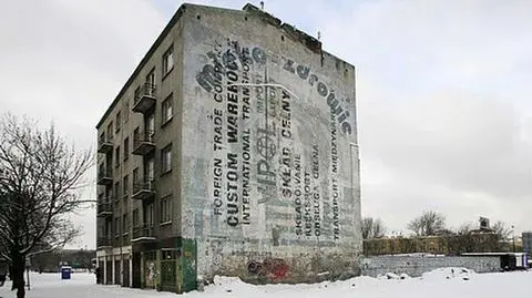 Murale reklamowe - fot. Michał Niwicz; film TVN Warszawa