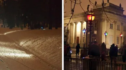 Łazienki zamieniły się w ogród światła