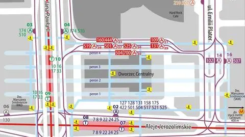 Otwarcie pętli przy Centralnym zgodnie z planem
