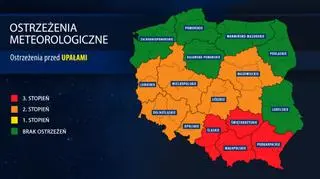 Mapa ostrzeżeń meteorologicznych